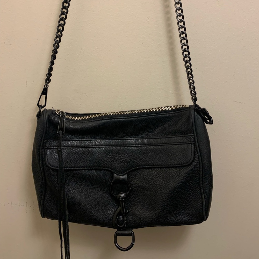 Rebecca Minkoff; Hammered Leather Crossbody Handbag